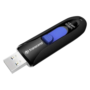 Usb flash накопитель transcend jetflash 790, 128гб, чёрный/синий Thumbnail 4