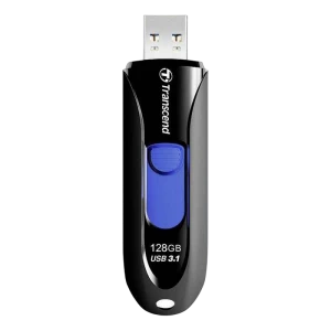 Usb flash накопитель transcend jetflash 790, 128гб, чёрный/синий Thumbnail 6