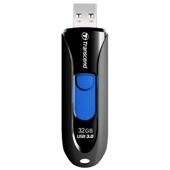 Usb flash накопитель transcend jetflash 790, 32гб, чёрный 2