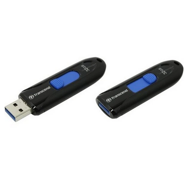 Usb flash накопитель transcend jetflash 790, 32гб, чёрный 6