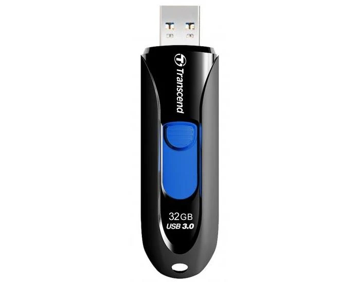 Usb flash накопитель transcend jetflash 790, 32гб, чёрный 3