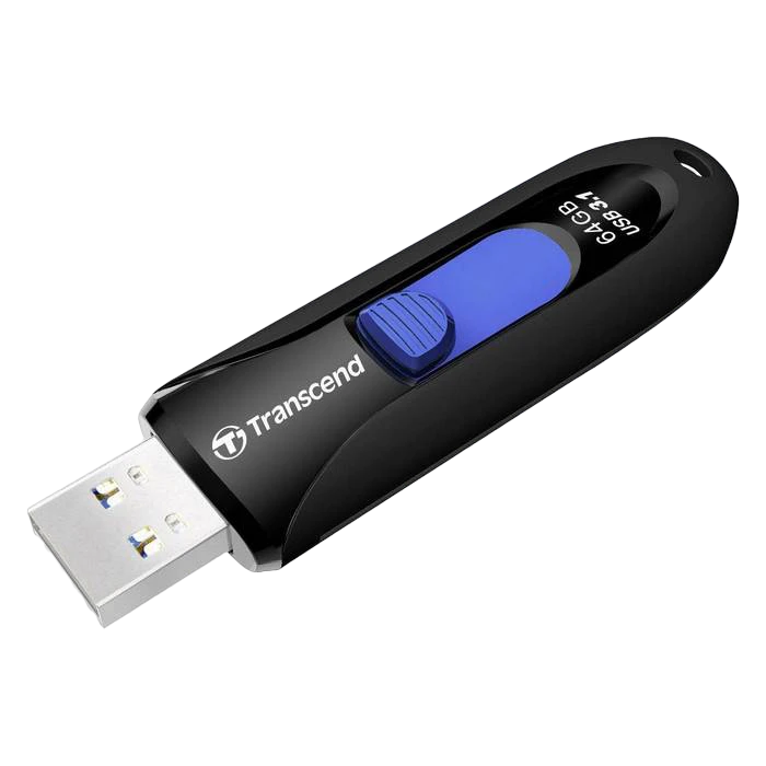 Memorie usb transcend jetflash 790, 64gb, negru 9