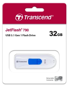 Memorie usb transcend jetflash 790, 32gb, alb Thumbnail 5