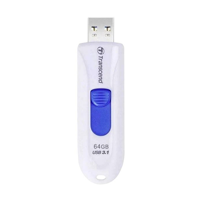 Usb flash накопитель transcend jetflash 790, 64гб, белый 2