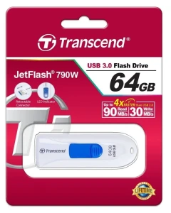 Memorie usb transcend jetflash 790, 64gb, alb Thumbnail 8