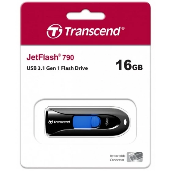 Memorie usb transcend jetflash 790, 16gb, negru 7