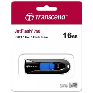 Usb flash накопитель transcend jetflash 790, 16гб, чёрный Thumbnail 8