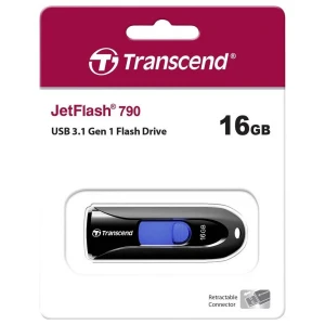 Memorie usb transcend jetflash 790, 16gb, negru Thumbnail 8