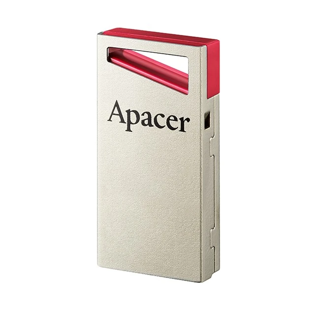 Usb flash накопитель apacer ah112, 32гб, серебристый/красный 3