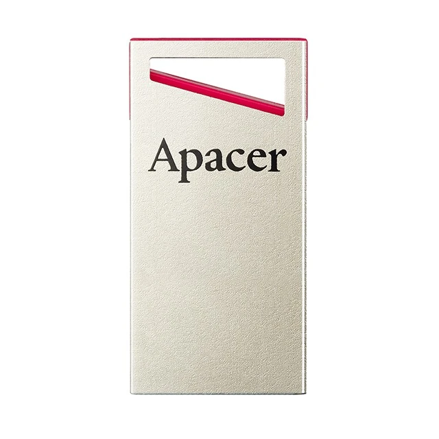 Usb flash накопитель apacer ah112, 32гб, серебристый/красный 8