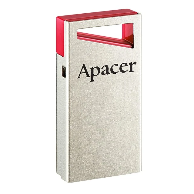 Usb flash накопитель apacer ah112, 32гб, серебристый/красный 2
