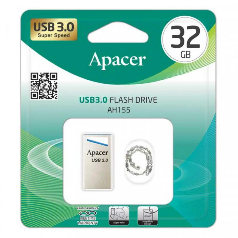 Memorie usb apacer ah155, 32gb, argintiu/albastru 8