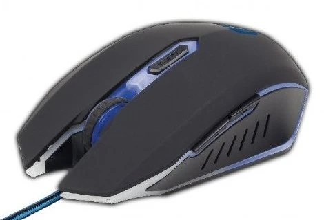Gaming mouse gembird musg-001-b, negru/albastru 6