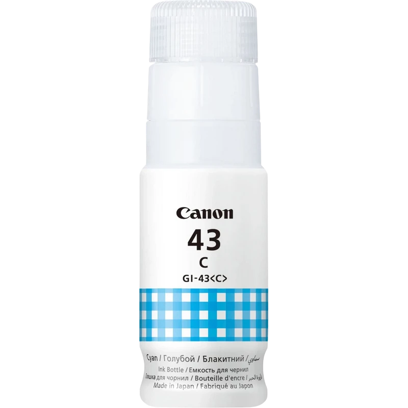 Recipient de cerneală canon gi-43, 60ml, cyan 3