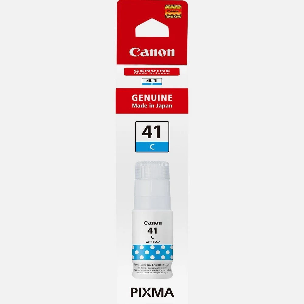 Контейнер с чернилами canon gi-41, 70мл, голубой 4