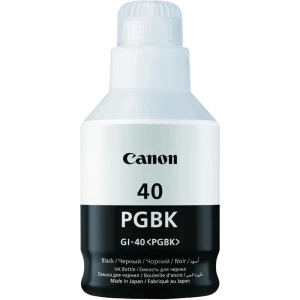 Контейнер с чернилами canon gi-40, 170мл, черный