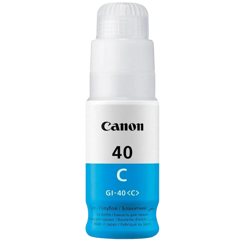 Контейнер с чернилами canon gi-40, 70мл, голубой 5