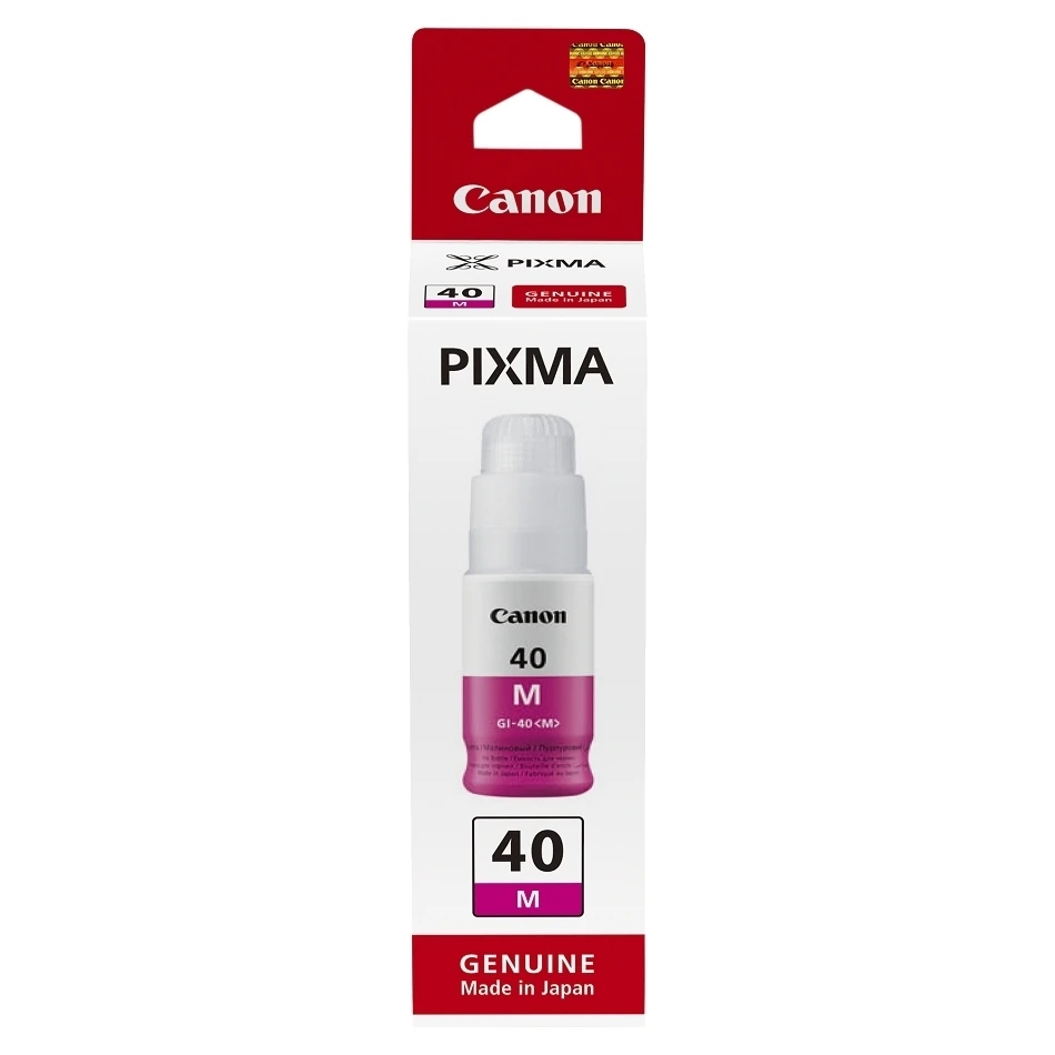 Контейнер с чернилами canon gi-40, 70мл, пурпурный 4