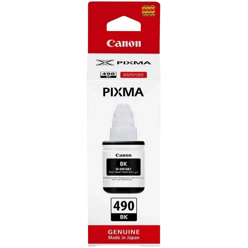 Контейнер с чернилами canon gi-490, 135мл, черный 2