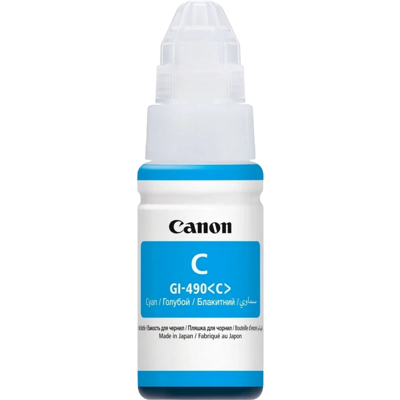 Контейнер с чернилами canon gi-490, 70мл, голубой 4