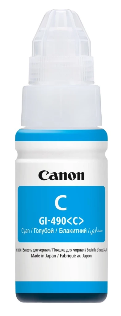 Контейнер с чернилами canon gi-490, 70мл, голубой 2