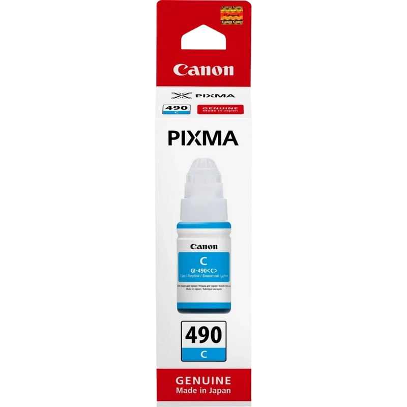 Контейнер с чернилами canon gi-490, 70мл, голубой 7