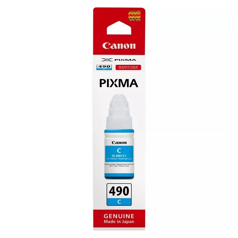 Контейнер с чернилами canon gi-490, 70мл, голубой 5