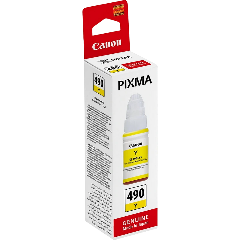 Контейнер с чернилами canon gi-490, 0666c001, желтый 2