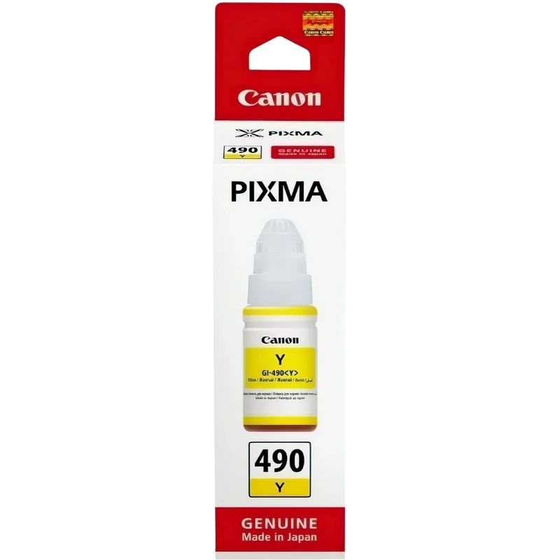 Контейнер с чернилами canon gi-490, 0666c001, желтый 4