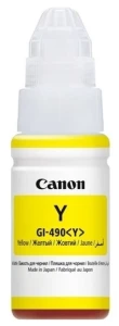 Контейнер с чернилами canon gi-490, 0666c001, желтый Thumbnail 3