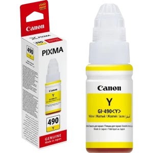 Контейнер с чернилами canon gi-490, 0666c001, желтый Thumbnail 5