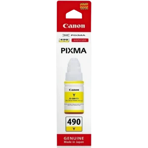 Контейнер с чернилами canon gi-490, 0666c001, желтый Thumbnail 4