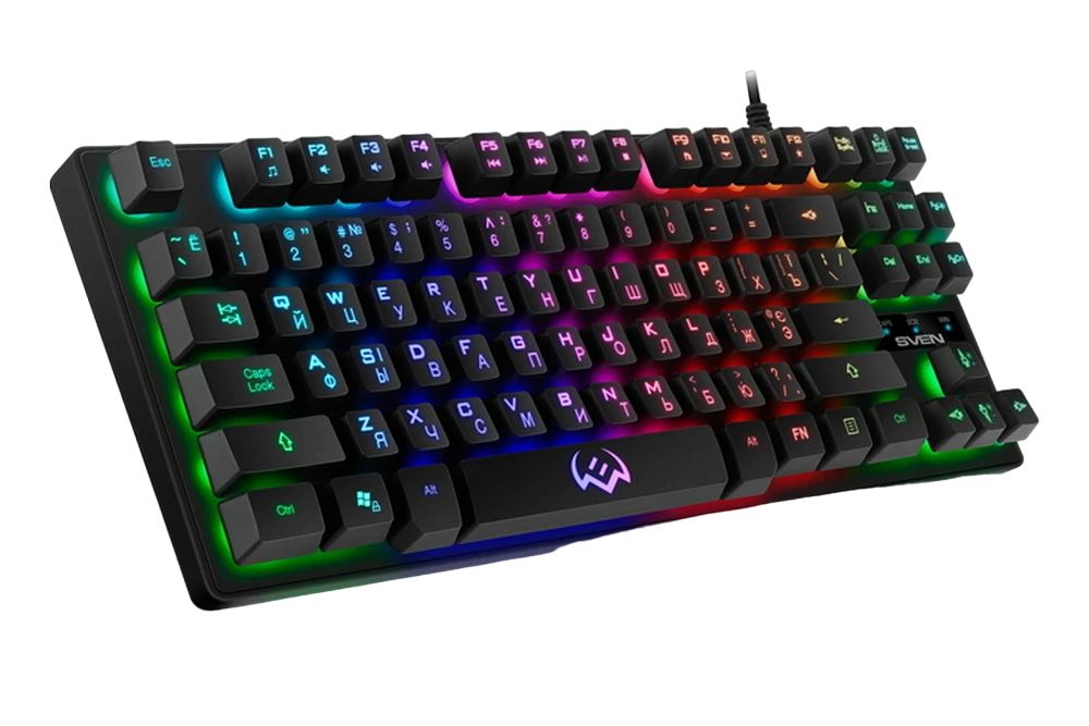Клавиатура sven kb-g7400, проводное, чёрный 5