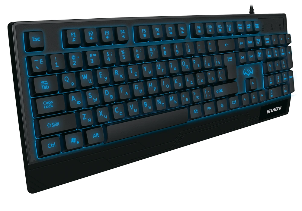 Tastatură sven kb-g8300, cu fir, negru 4