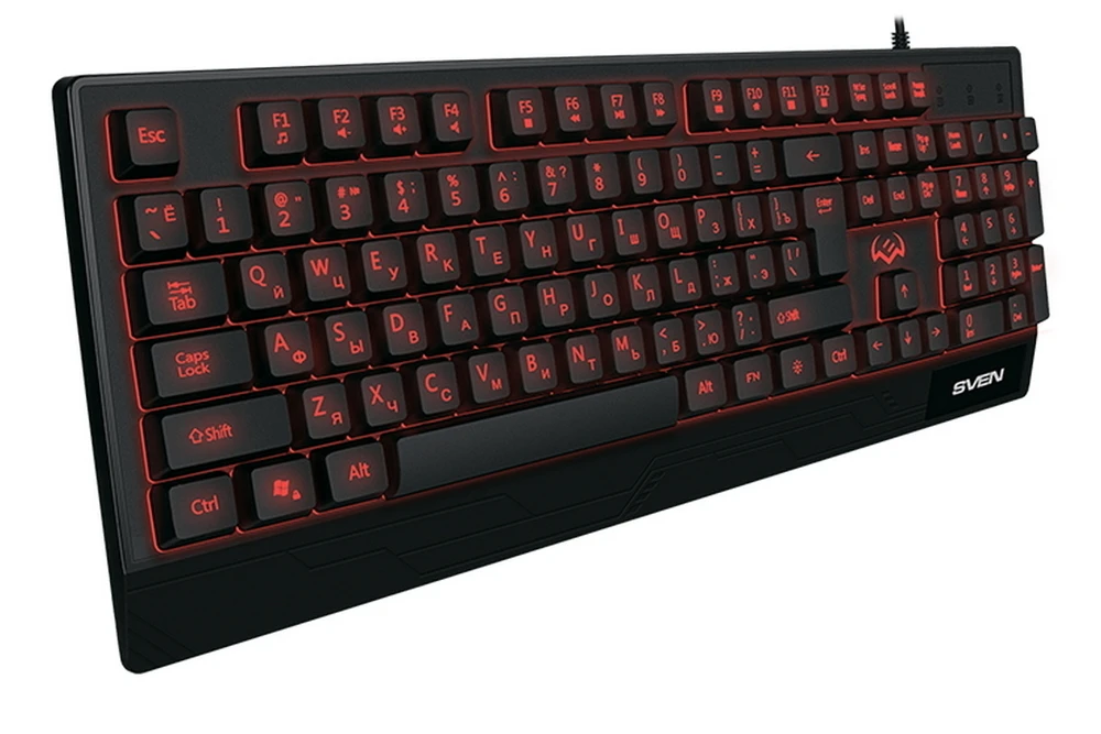 Tastatură sven kb-g8300, cu fir, negru 10
