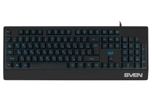 Tastatură sven kb-g8300, cu fir, negru