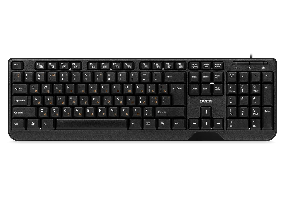 Set tastatură + mouse sven kb-s330c, cu fir, negru 11