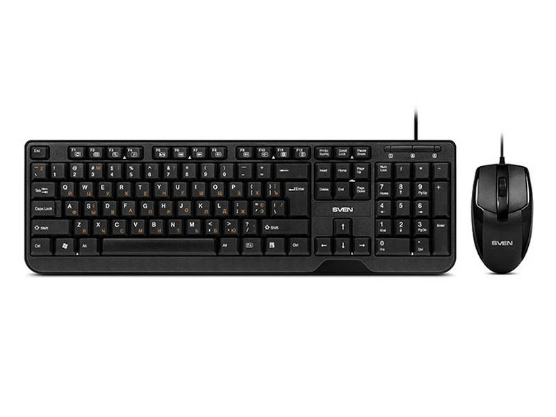 Set tastatură + mouse sven kb-s330c, cu fir, negru 8