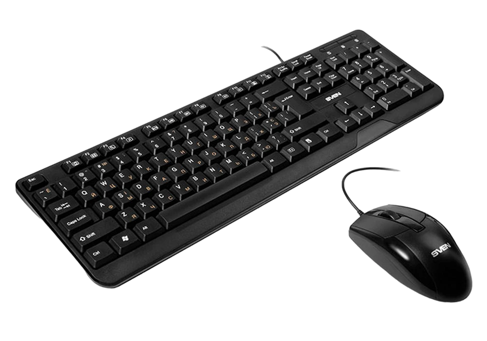 Set tastatură + mouse sven kb-s330c, cu fir, negru 5