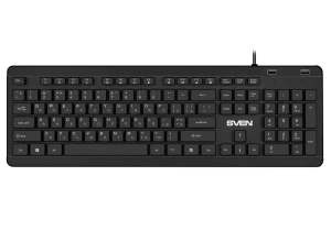 Tastatură sven kb-e5700h, cu fir, negru