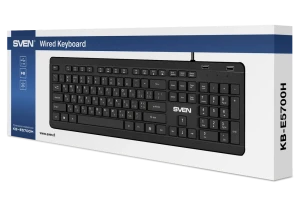 Клавиатура sven kb-e5700h, проводное, чёрный Thumbnail 2