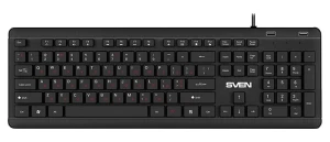 Клавиатура sven kb-e5700h, проводное, чёрный Thumbnail 3