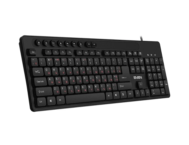 Tastatură sven kb-c3060, cu fir, negru 6