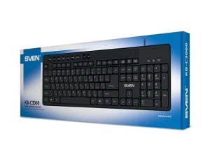 Tastatură sven kb-c3060, cu fir, negru Thumbnail 7