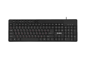 Tastatură sven kb-c3060, cu fir, negru