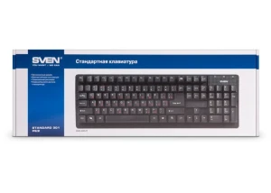 Клавиатура sven standard 301, проводное, чёрный Thumbnail 2