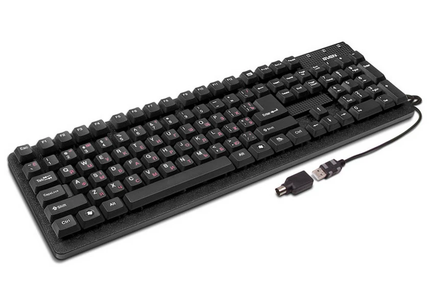 Tastatură sven standard 301, cu fir, negru 5
