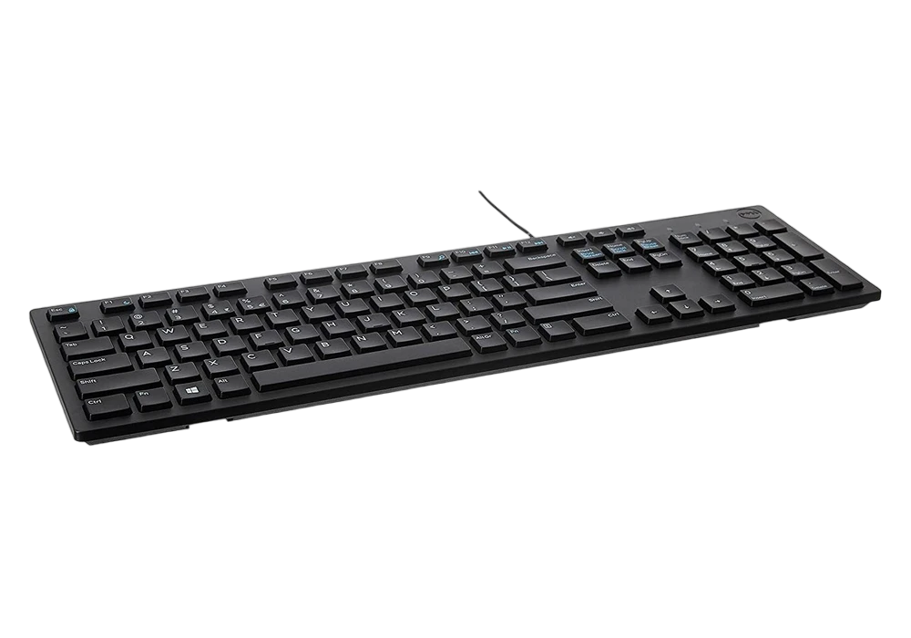 Клавиатура dell kb216, проводное, чёрный 2