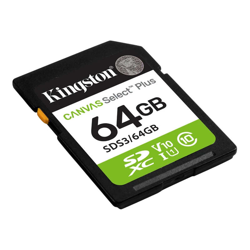 Карта памяти kingston canvas select plus, 64гб (sds3/64gb) 3