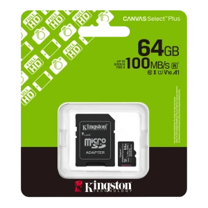 Card de memorie kingston canvas select plus, 64gb (sdcs3/64gb) Thumbnail 3
